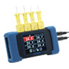 RDXL6SD, 6 channel temperature data logger, 4 thermocouple and 2 pt100 inputs