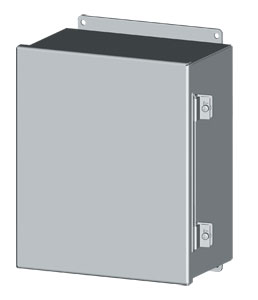 IP 55 Wall-Mount Enclosures in sizes from 100 x 100 to 400 x 350 mm | SCE Series CH Continuous Hinge Enclosures