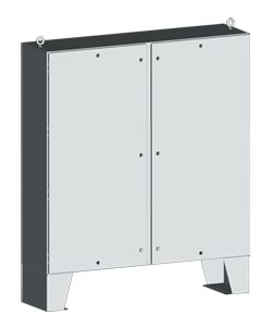 Outdoor Enclosures, NEMA Type 3R & 4 Enviroline® Series Two-Door Steel Electrical Enclosure and Control Panel by Saginaw Control | SCE-60EL and SCE-72EL Outdoor Enclosure