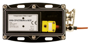 Thermocouple Temperature Data Logging System
with Waterproof Enclosure and Remote Probe | OM-CP-ETR101A-KIT