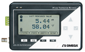 pH and Temperature Data Logger with LCD Display | OM-CP-PHTEMP2000