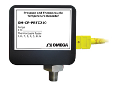 Thermocouple Temperature and Pressure Data Logger | OM-CP-PRTC210 Series