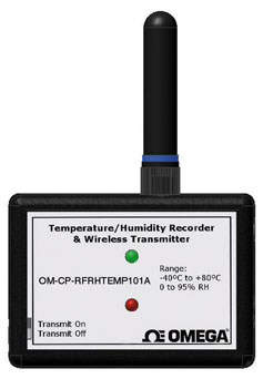 Wireless Humidity and Temperature Transmitter Part of the NOMAD® Family These products are not CE marked and use a frequency band which is not approved for use in Europe | OM-CP-RFRHTEMP101A
