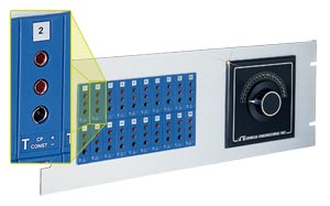 19 inch Jack Panels 3-Prong Connectors | 19TJP Series