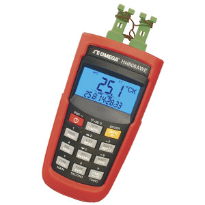 thermocouple thermometer 2 channel data logger | HH806