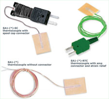 self adhesive surface thermocouples | SA1 SERIES