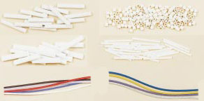 Ceramic Beads, PFA and Fiberglass Sleeving | SH, DH, OV, FS, FBGS, TF Series