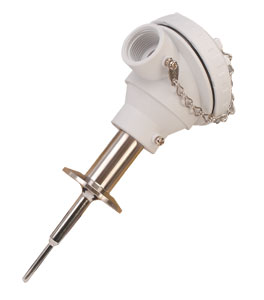 3-A Sanitary Thermistor Sensor With Polypropylene Connection Head | THS-H-NB9W Series
