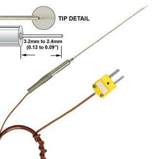 Fine Tip Transition Joint Probe with Overbraided Cable | TJFT72