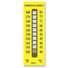 Non-Reversible Temperature Labels, 10 Temperature Ranges