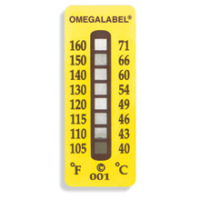 Non-Reversible OMEGALABEL™ Temperature Labels
 TL-8 Series | TL-8